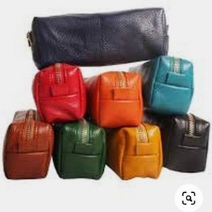 Christopher Kon Leather Cosmetic Case